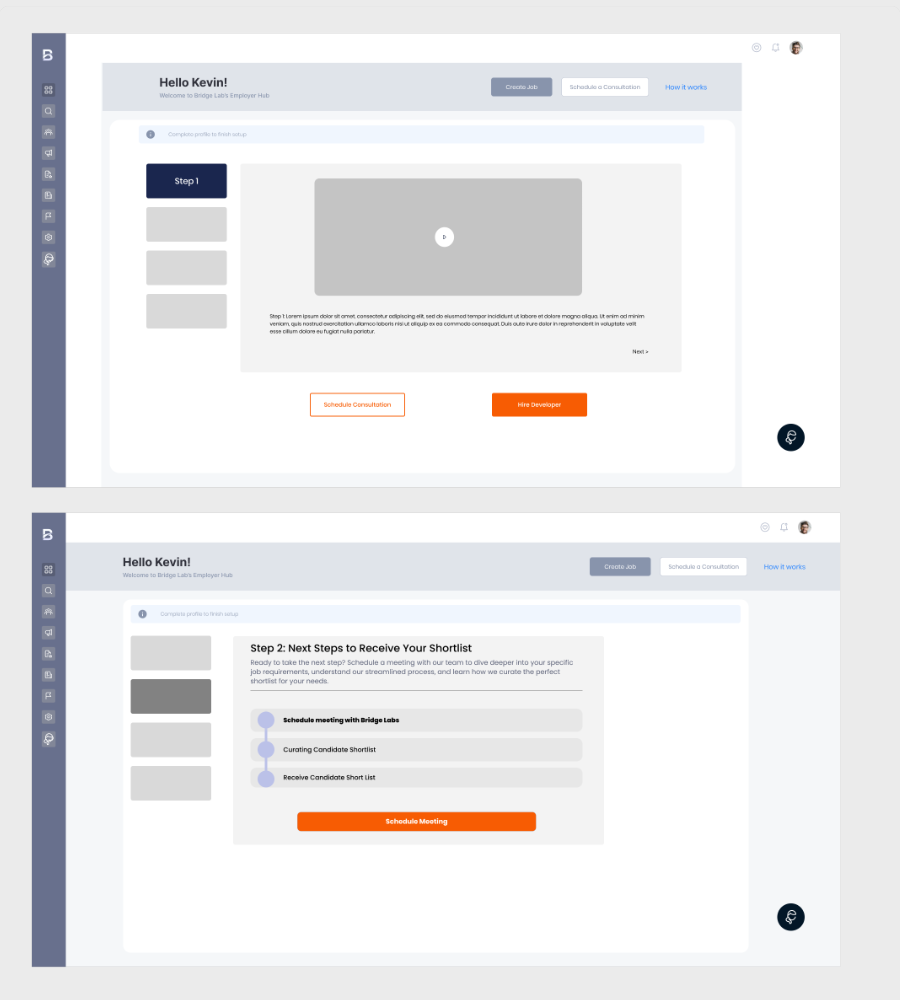 Wireframe screenshot