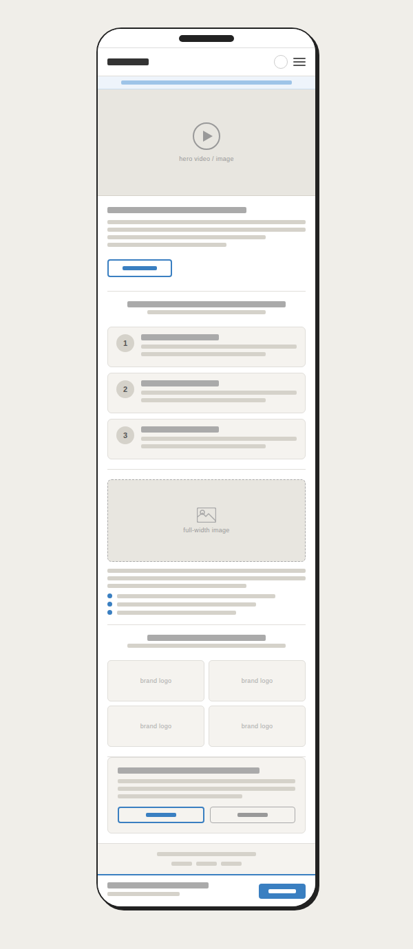 Mobile wireframe